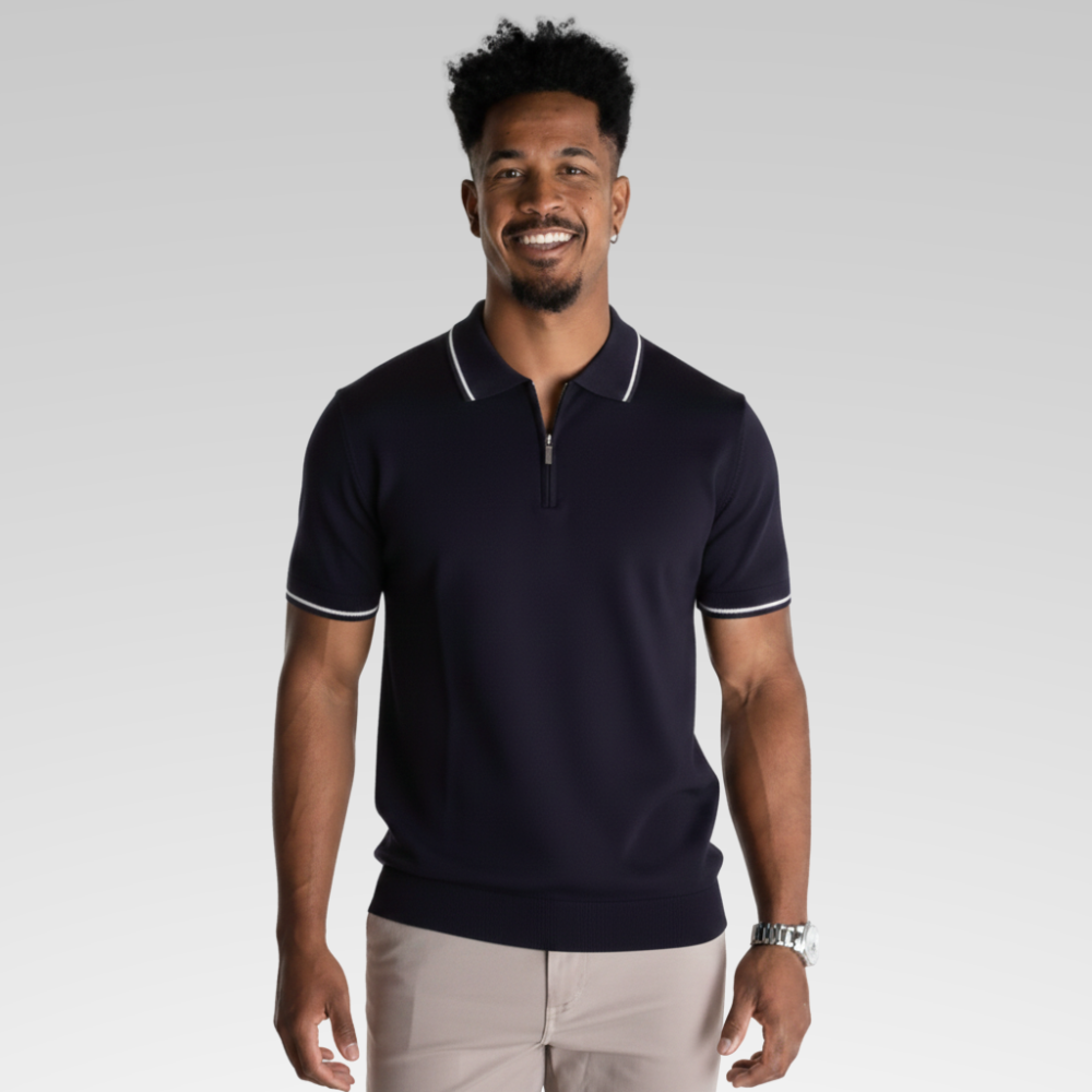 Camisa Polo Masculina – Tricot Half Zip