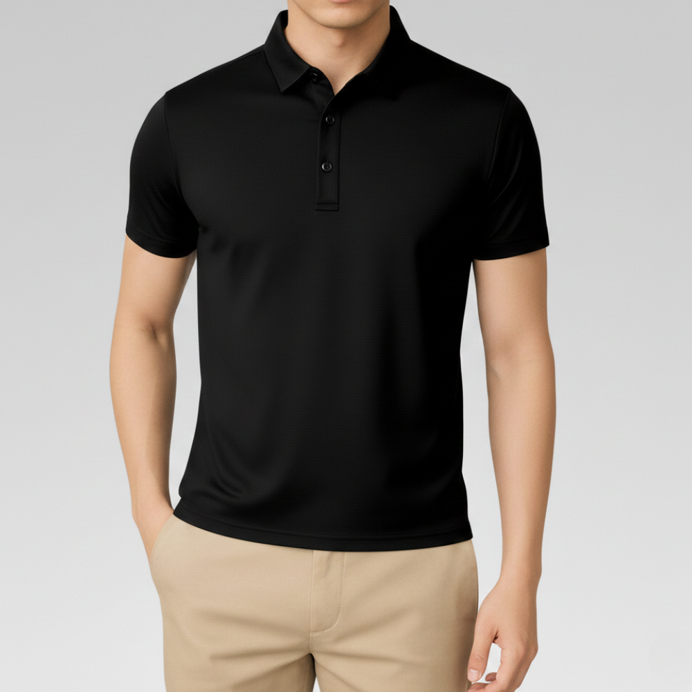 Camisa Polo Masculina - Seda Gelo