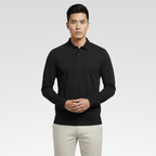 Camisa Polo Masculina - Manga Longa Premium