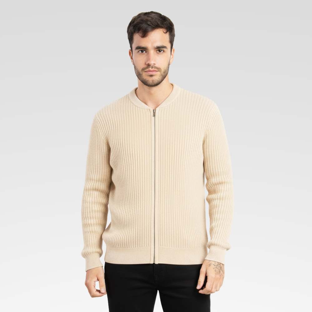 Suéter Masculino - Clássico com Zíper
