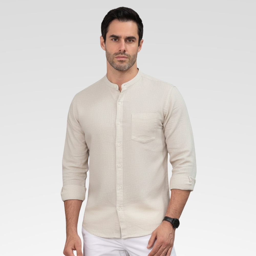 Camisa Casual Masculina – Linho Provence