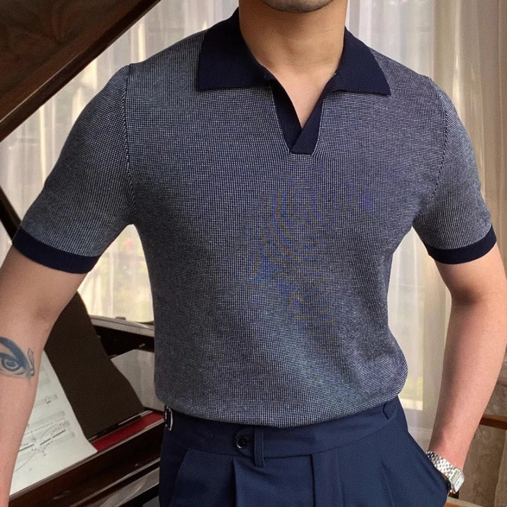 Camisa Polo Masculina - Tricot Geneva