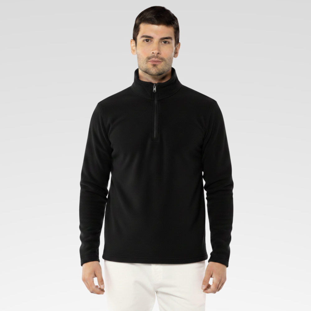 Suéter Masculino - Gola Alta com Zíper