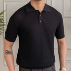 Camisa Polo Masculina – Tricot Chevron