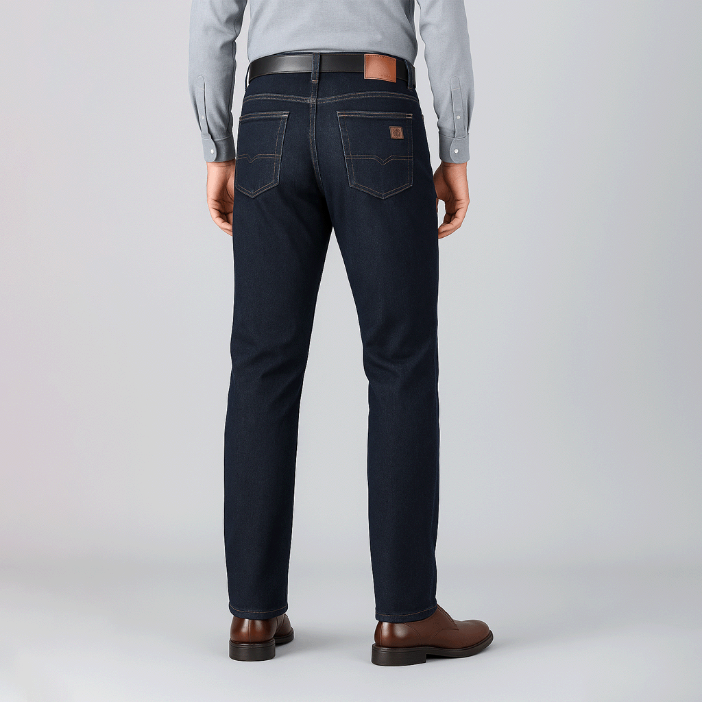 Calça Jeans Clássica Masculina - Fiber Prime