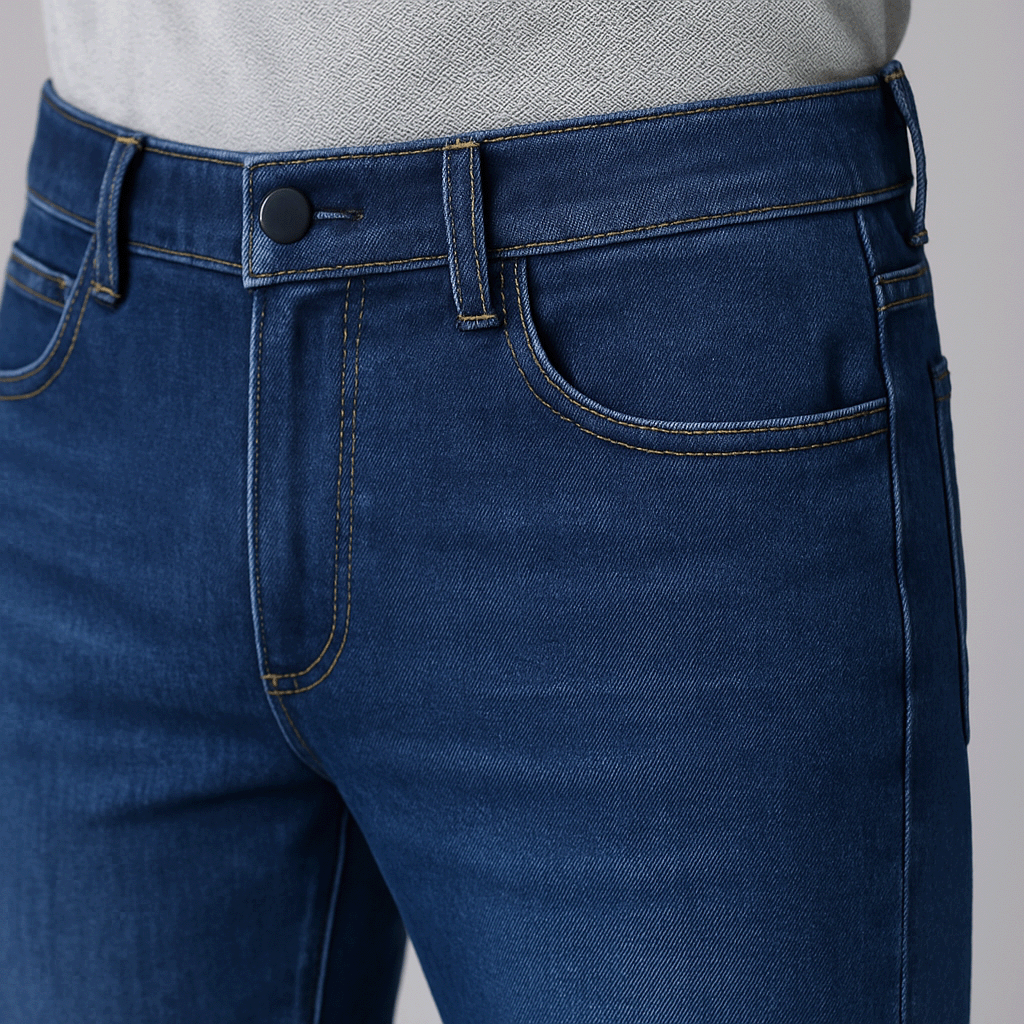 Calça Jeans Clássica Masculina - Fiber Prime