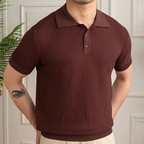 Camisa Polo Masculina – Tricot Chevron