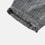 Bermuda Masculina de Linho - Listrada