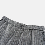 Bermuda Masculina de Linho - Listrada