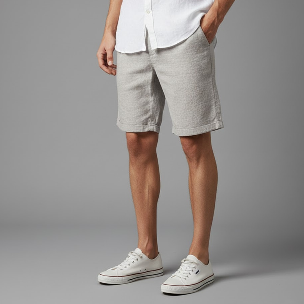 Bermuda Masculina de Linho - Phuket