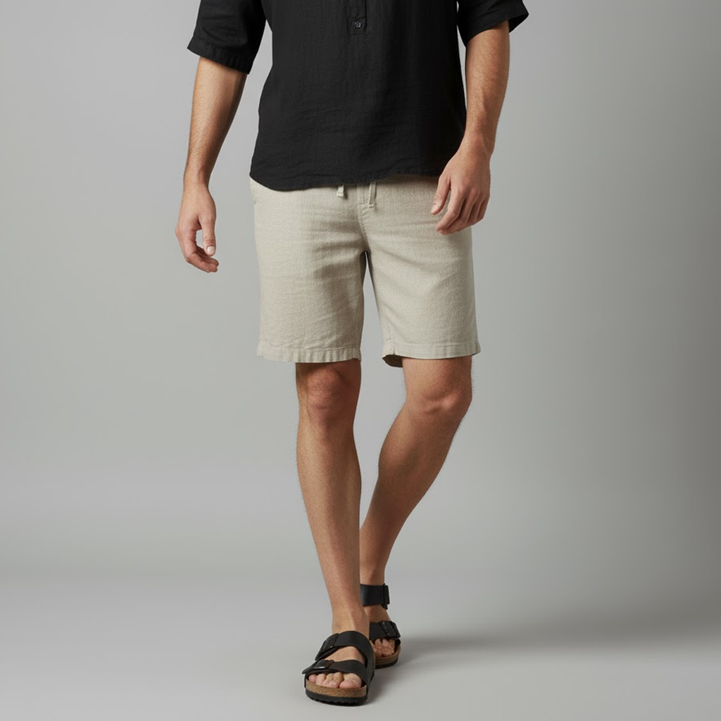 Bermuda Masculina de Linho - Essential