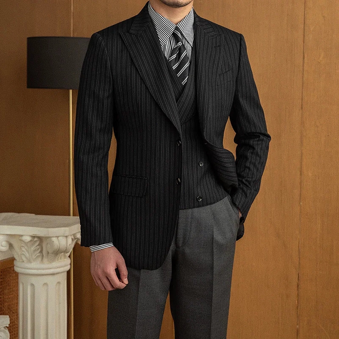 Blazer Masculino Listrado - Simple