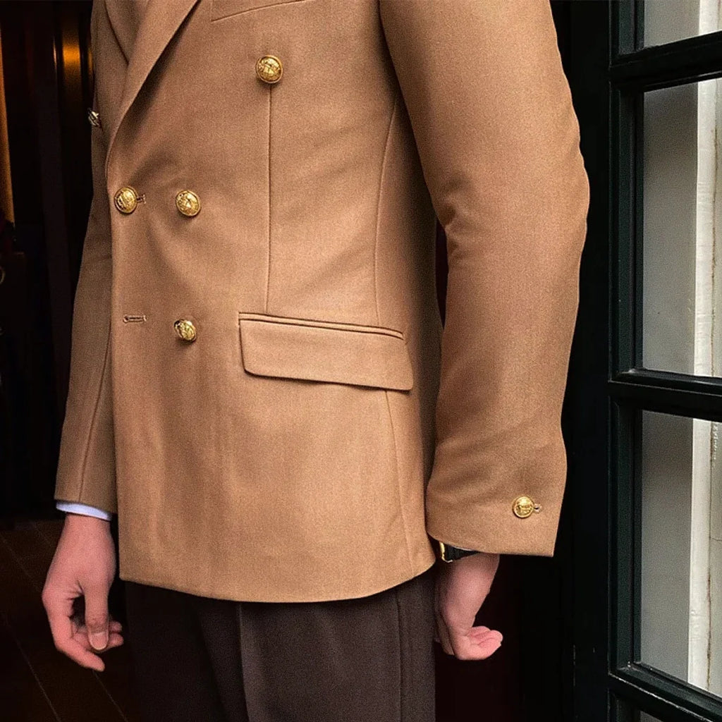 Blazer Masculino Transpassado - Hermes Premium