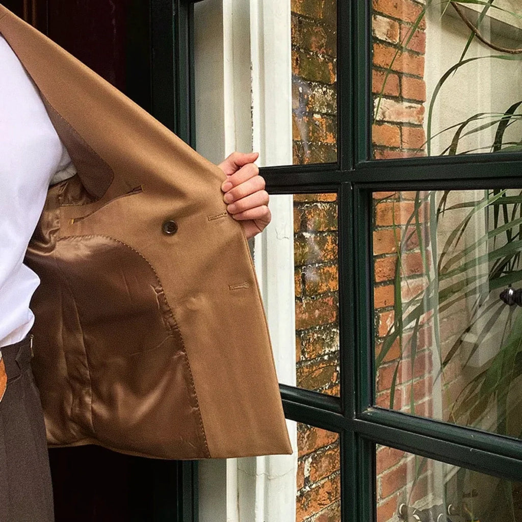 Blazer Masculino Transpassado - Hermes Premium