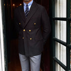 Blazer Masculino Transpassado - Hermes Premium