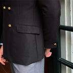 Blazer Masculino Transpassado - Hermes Premium