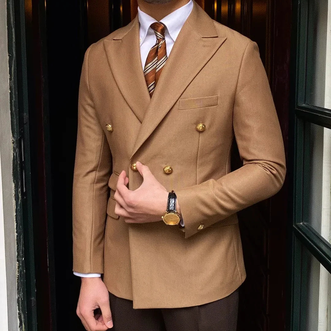 Blazer Masculino Transpassado - Hermes Premium