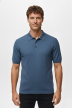Camisa Polo Masculina - Seda Gelo