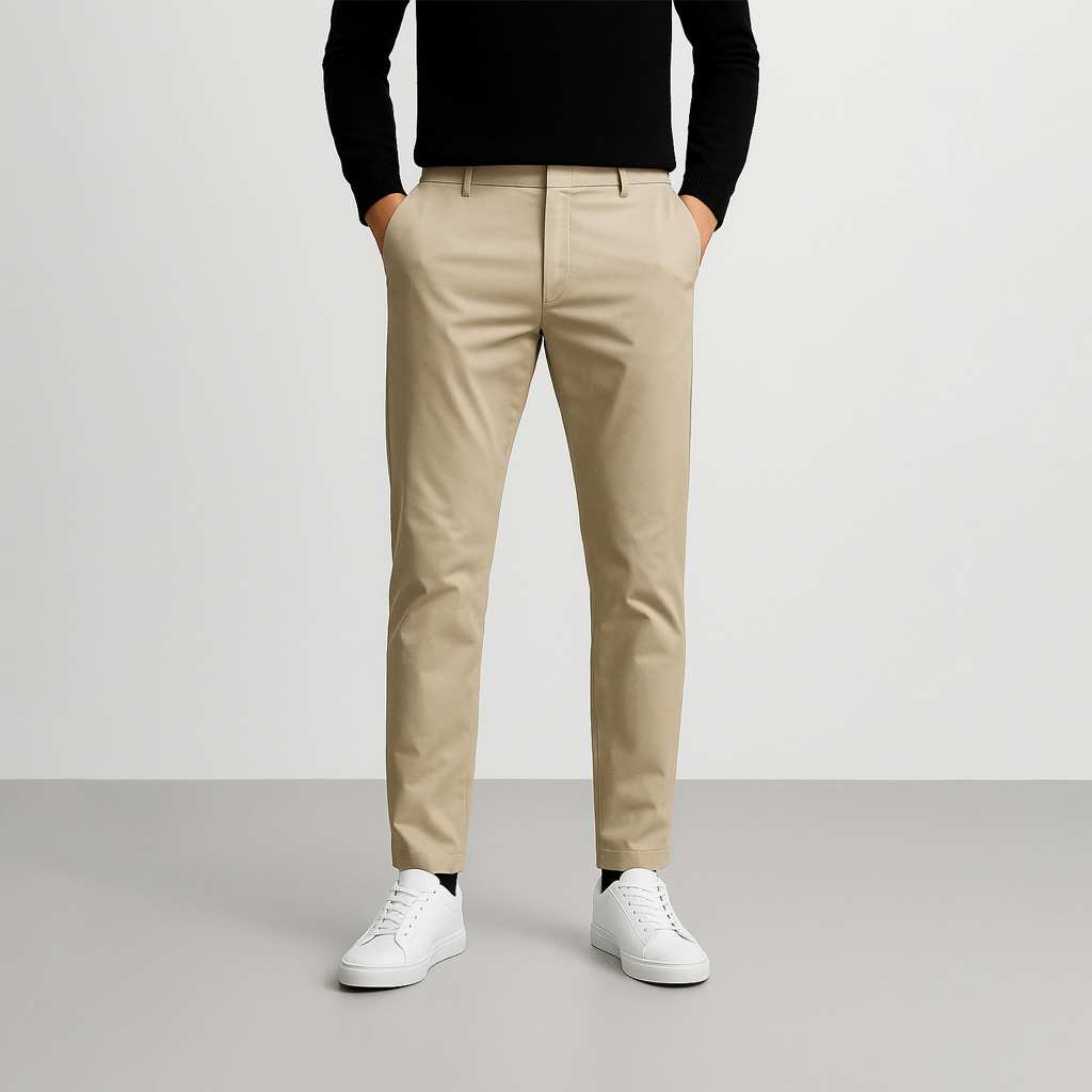 Calça Chino em Sarja Masculina - Pure Confort