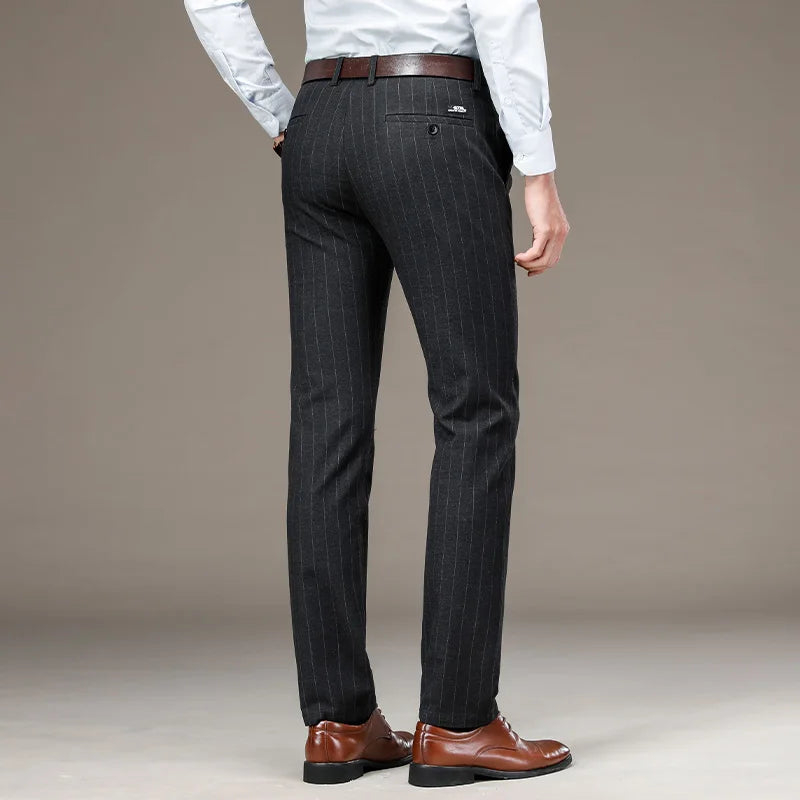 Calça Social Masculina Listrada