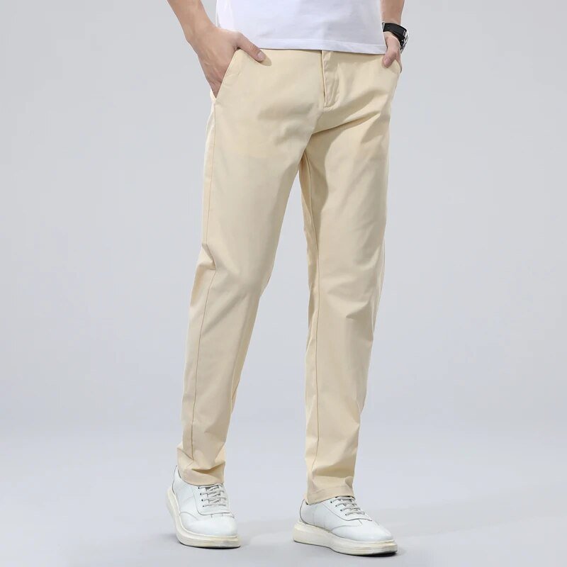 Calça Chino em Sarja Masculina - Oxford Premium