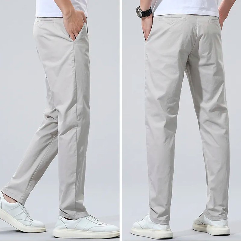 Calça Chino em Sarja Masculina - Oxford Premium