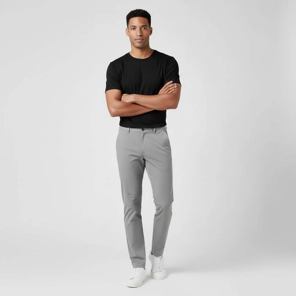 Calça Social Masculina - Satin Touch
