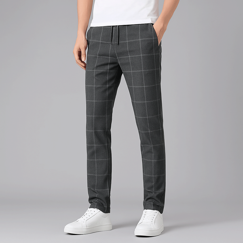 Calça Social Xadrez Masculina