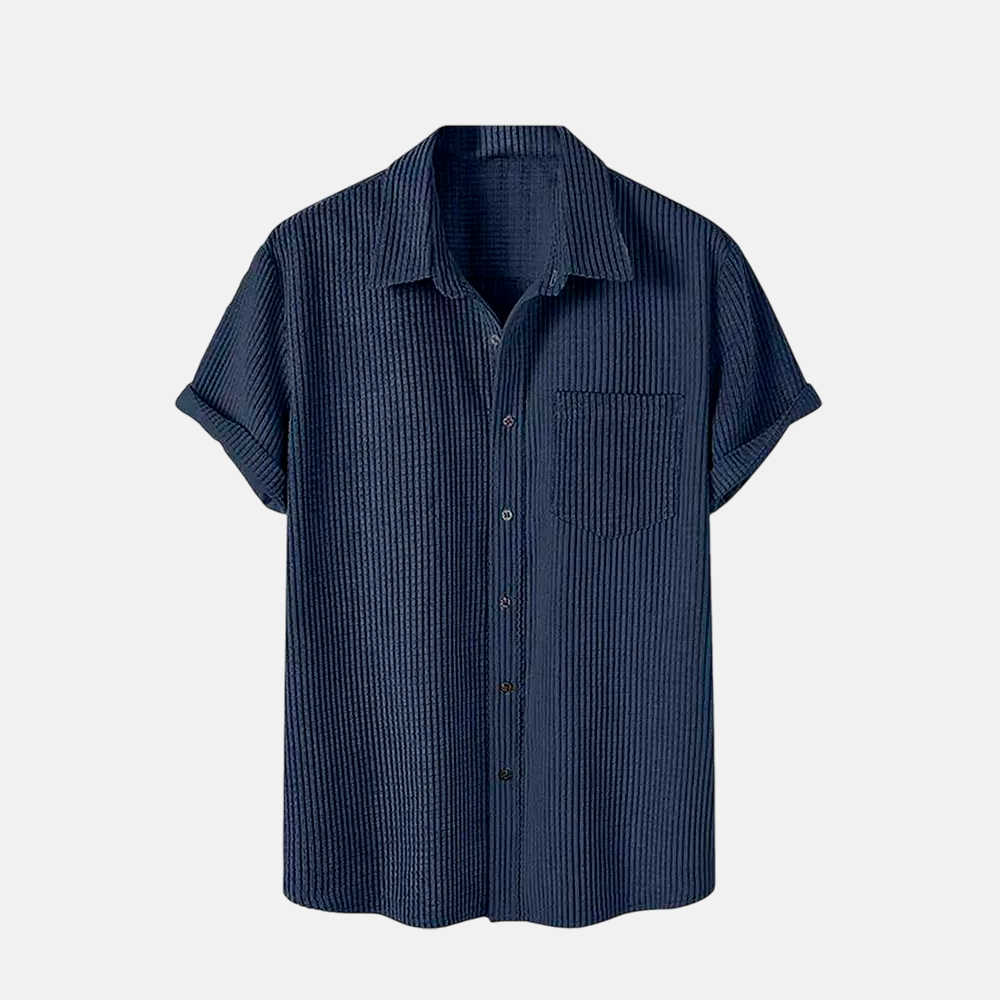 Camisa Casual Masculina – Veludo Cotelê