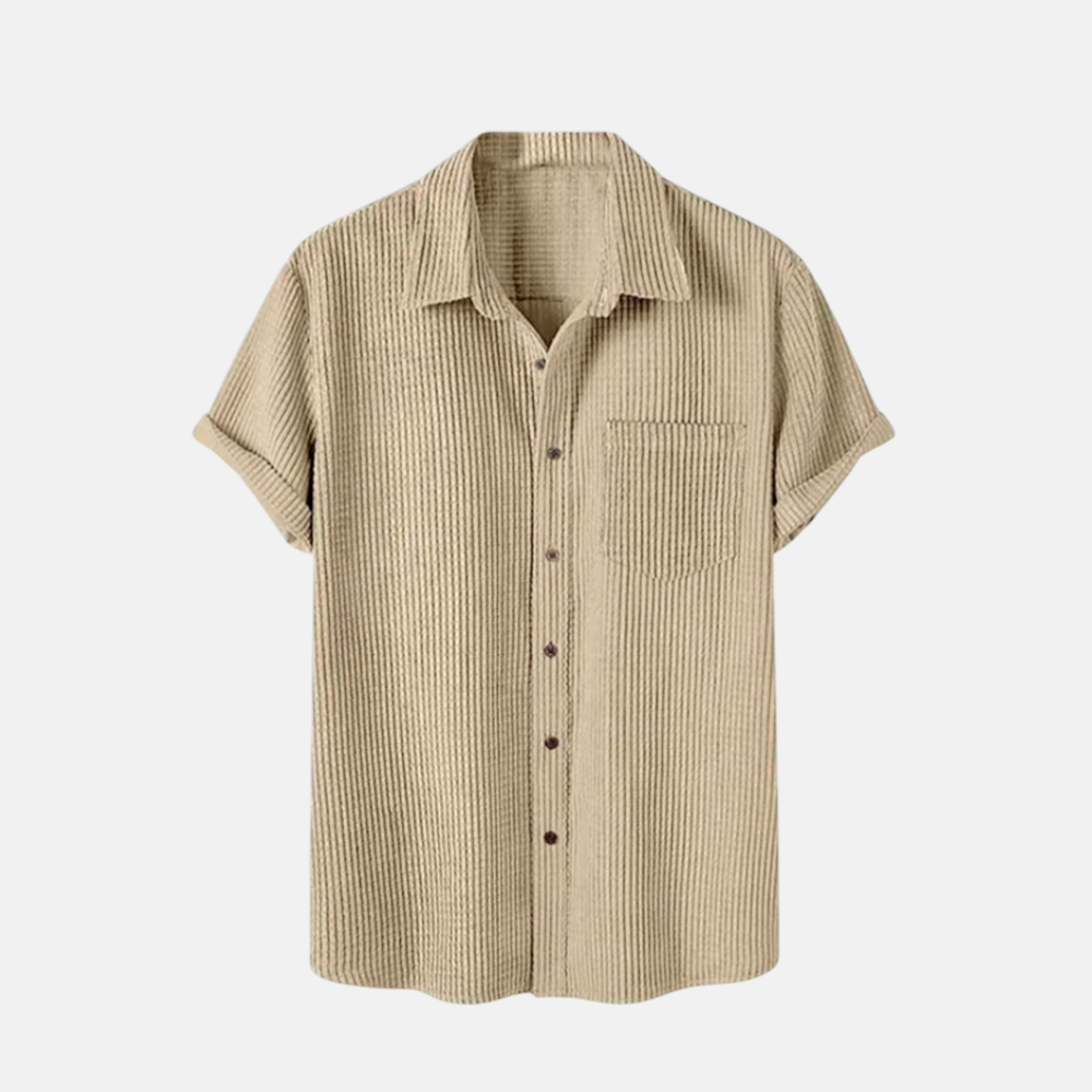 Camisa Casual Masculina – Veludo Cotelê