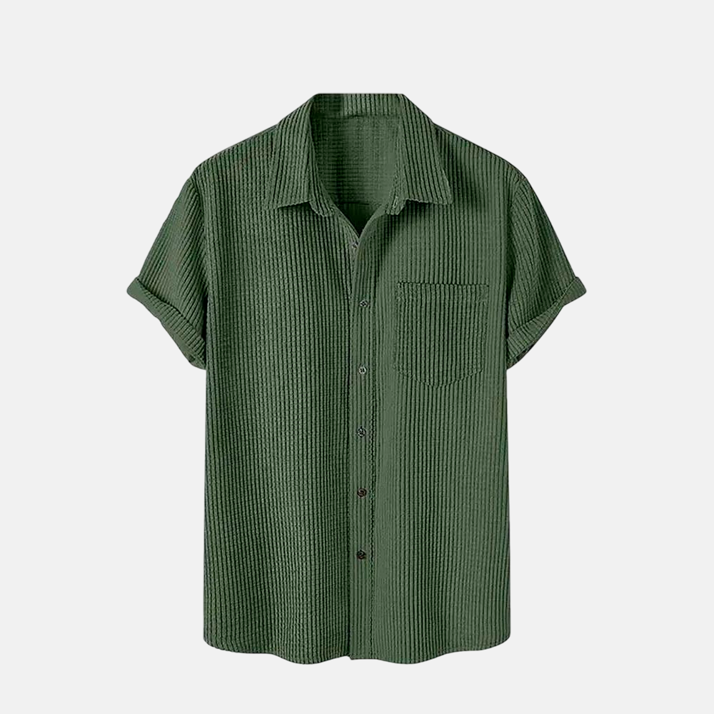 Camisa Casual Masculina – Veludo Cotelê