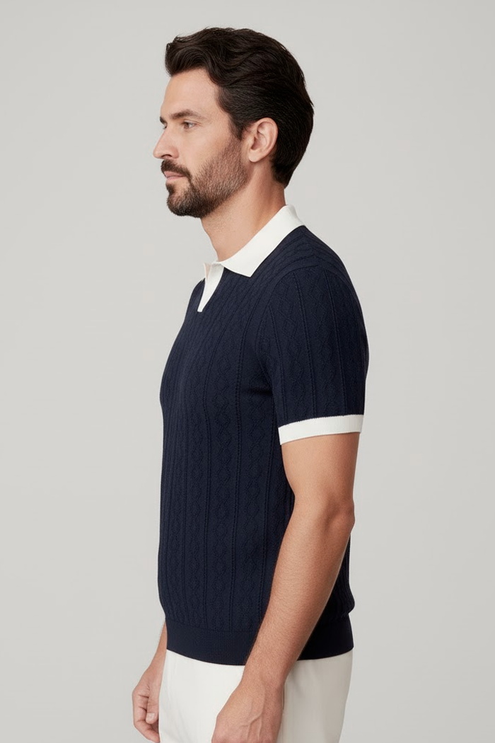 Camisa Polo Masculina - Tricot