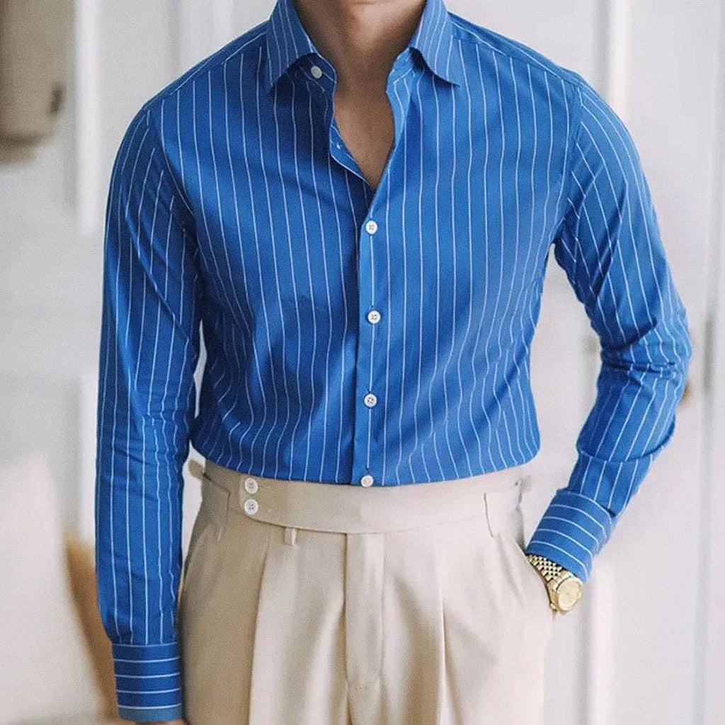 Camisa Social Masculina - Oxford Prime