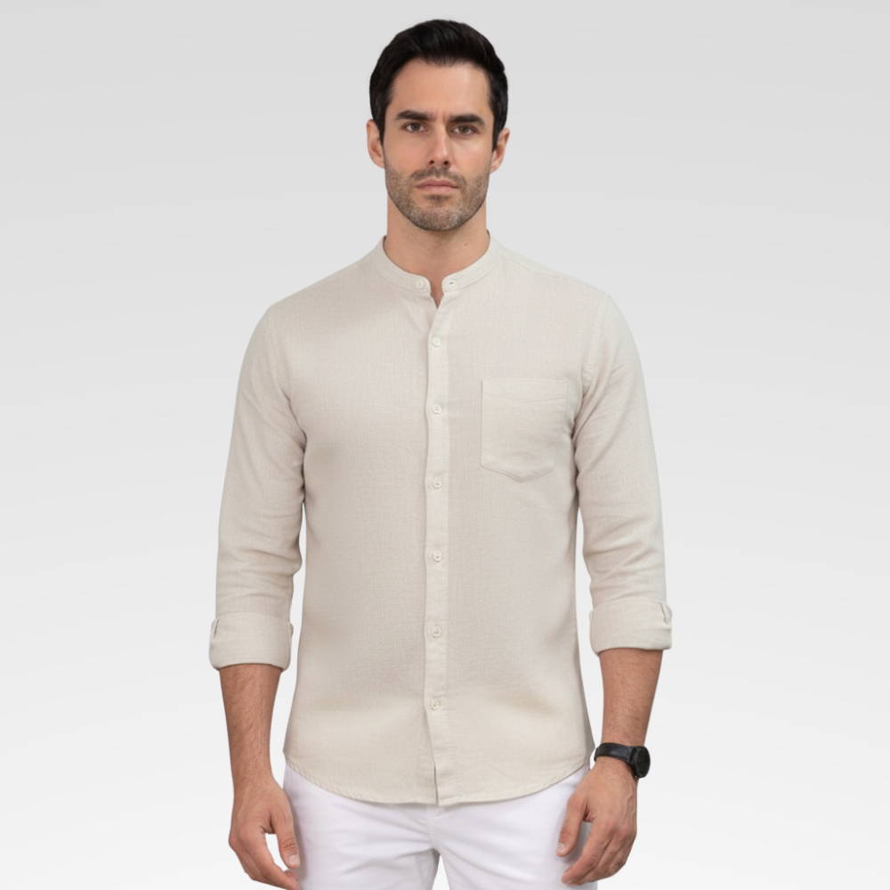 Camisa Casual Masculina – Linho Provence