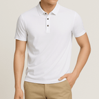 Camisa Polo Masculina - Seda Gelo