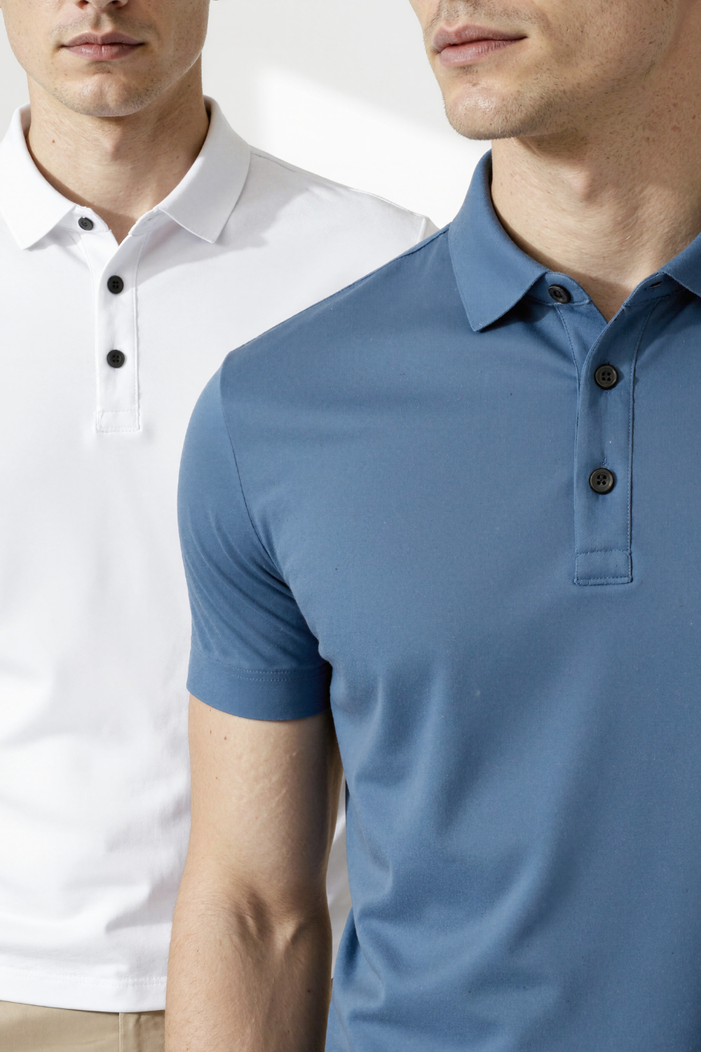 Camisa Polo Masculina - Seda Gelo