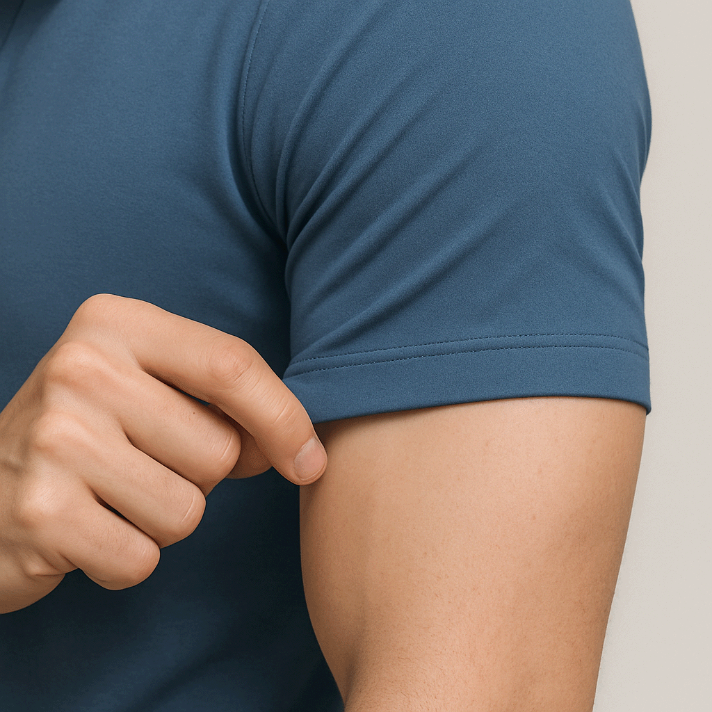 Camisa Polo Masculina - Seda Gelo