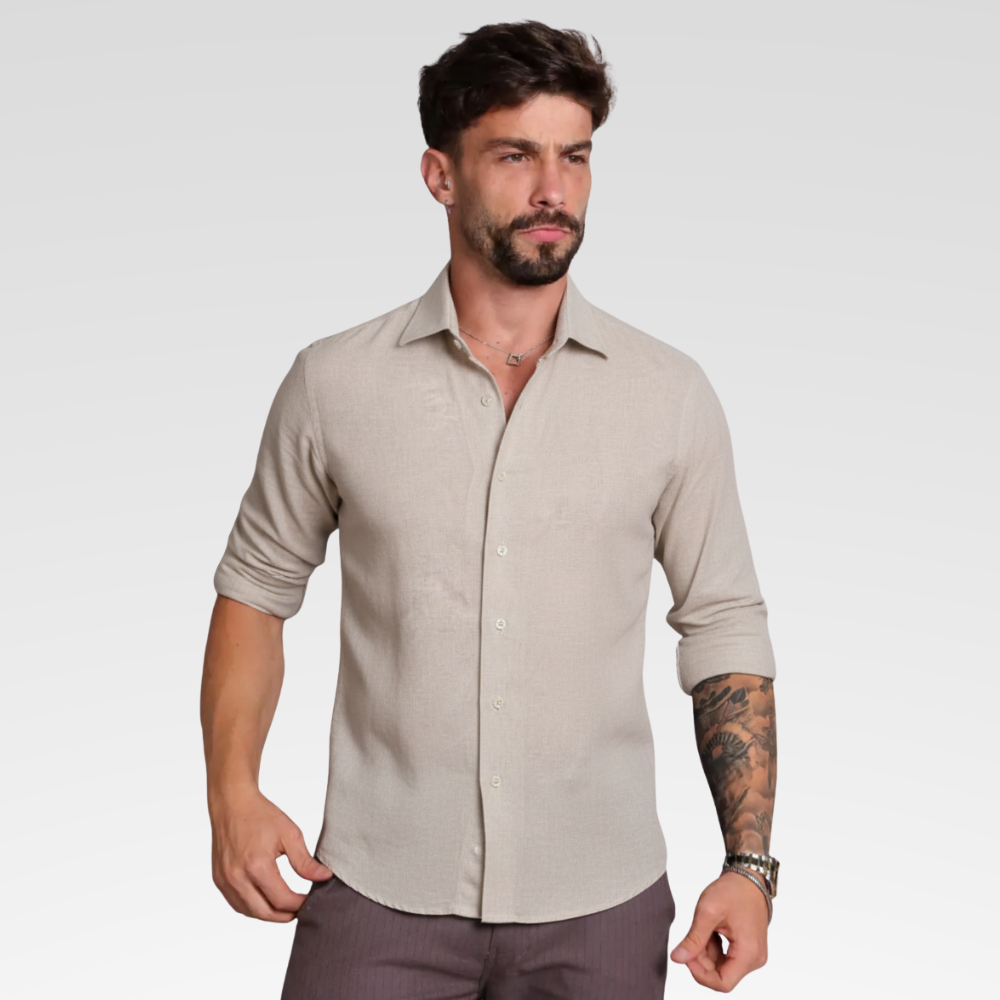 Camisa Social Masculina - Bari