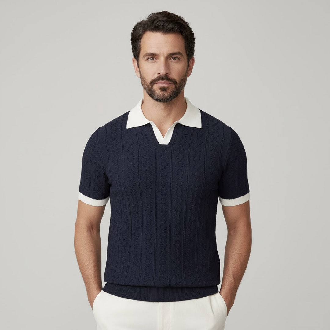 Camisa Polo Masculina - Tricot