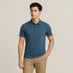 Conjunto - 2 Camisas Polo Seda Gelo