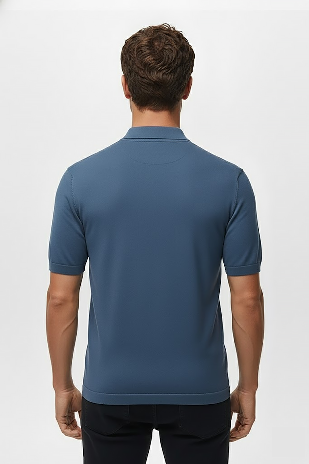 Camisa Polo Masculina - Seda Gelo