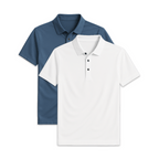 Conjunto - 2 Camisas Polo Seda Gelo