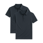 Conjunto - 2 Camisas Polo Seda Gelo